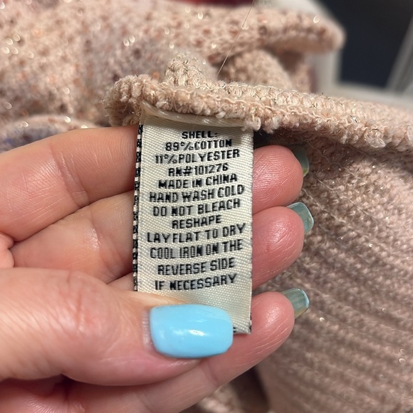 ECI New York Elegant Sequin-Embellished Jacket blazer blush rose gold sequins L - Picture 5 of 16